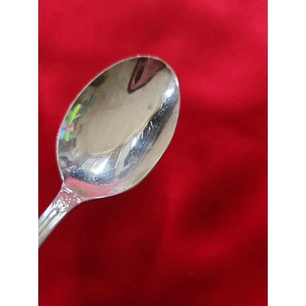 Lot of 4 Wm Rogers Grand Elegance International Silverplate 1959 Teaspoons 6in